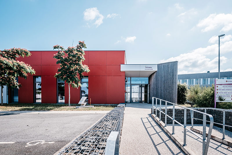 façade site de formation BTP CFA Loire-Atlantique site de Saint-Brevin