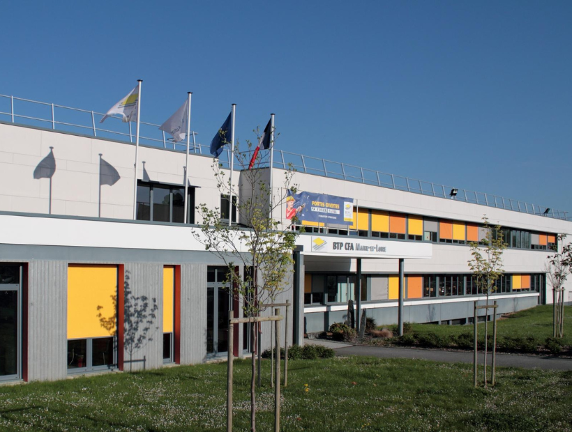 Site de formation BTP CFA Maine-et-Loire