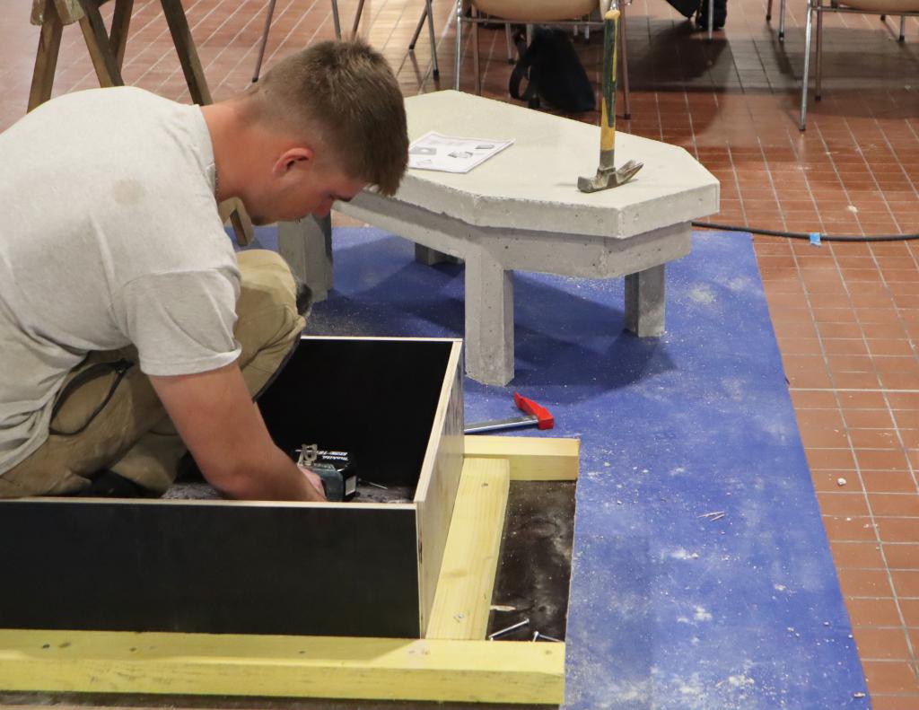 Antonin CHAMPION compétition WorldSkills Régional mars 2025 - médaille de bronze construction béton armé