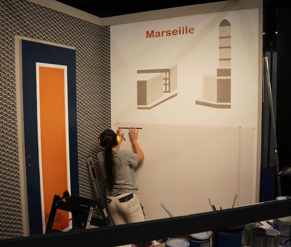 Clelia LIZE compétition WorldSkills Régional mars 2025 - médaille de bronze peinture et décoration