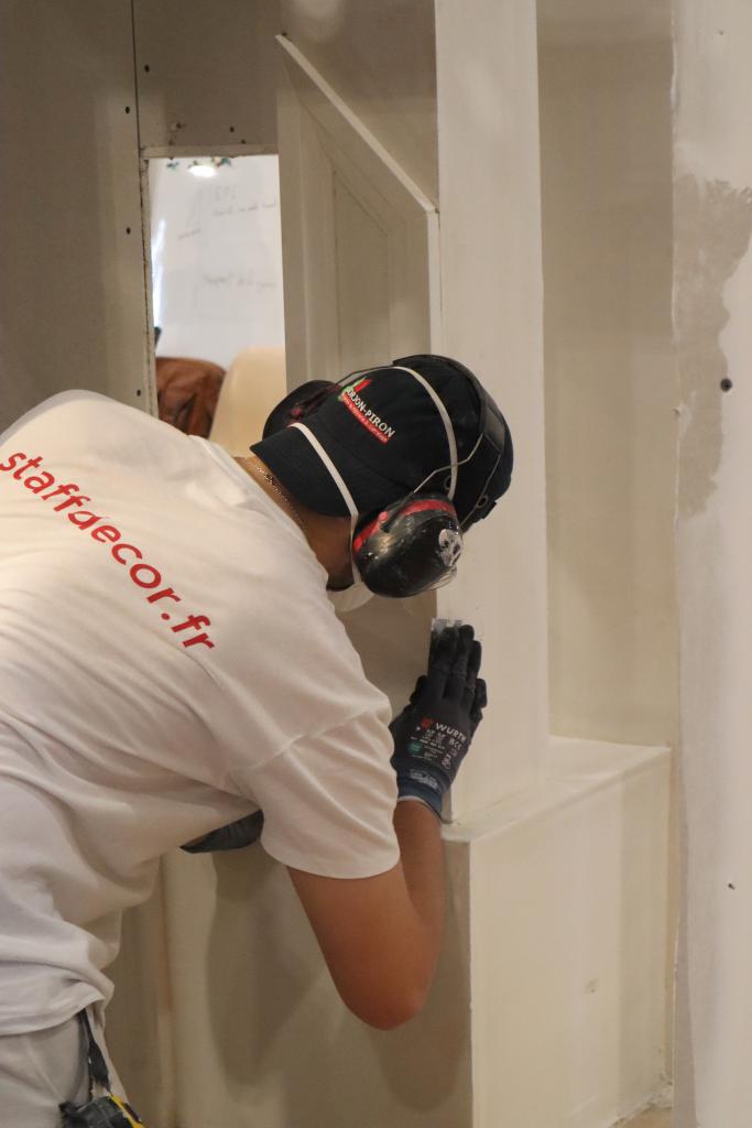 Noa FERNANDES compétition WorldSkills Régional mars 2025 - médaille d'argent plâtrerie constructions sèches