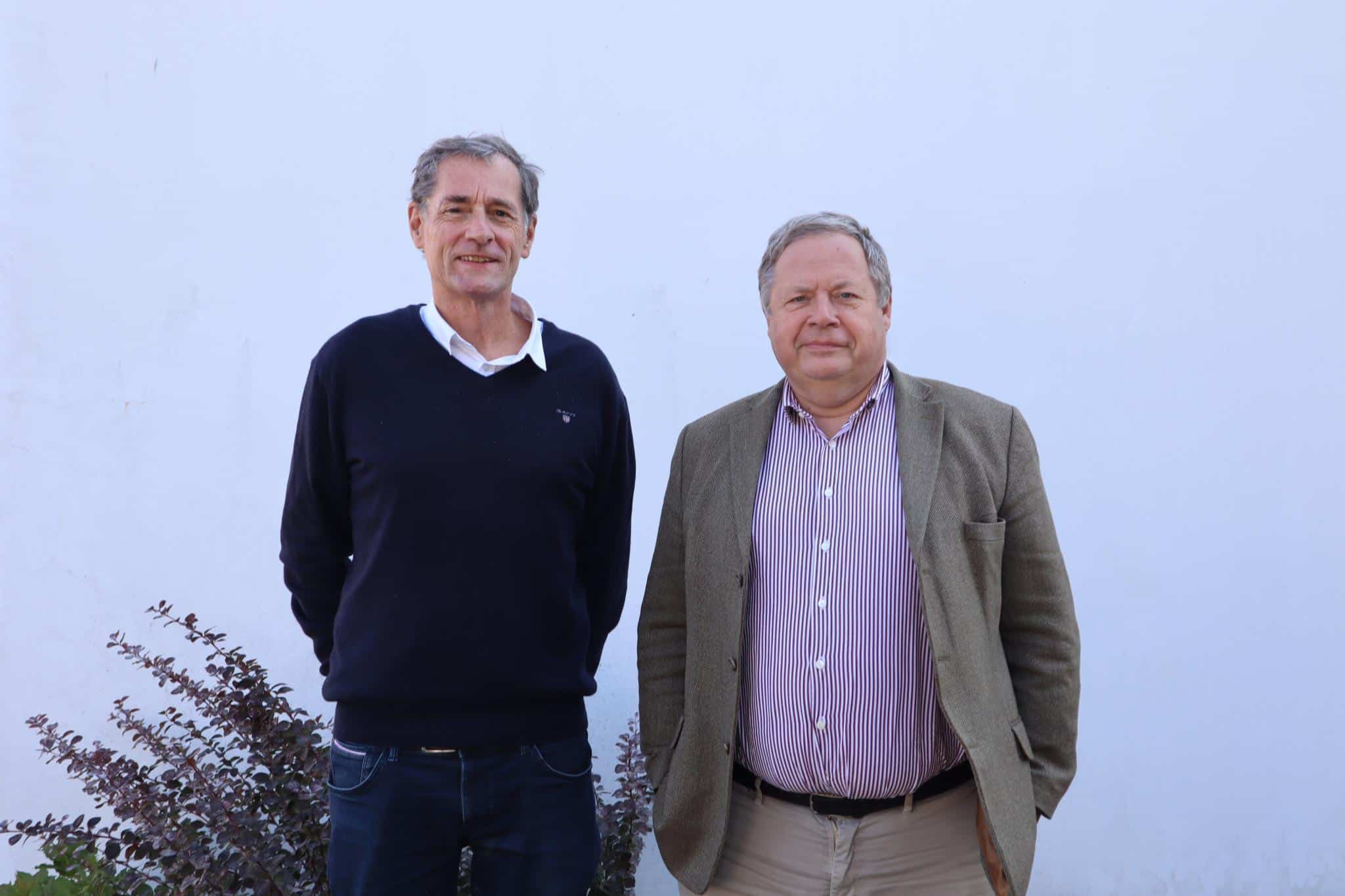 Nouveau président BTP CFA Pays de la Loire. De Gauche à droite : Guillaume MAUFRAIS, nouveau Président de BTP CFA Pays de la Loire, et Eymard de CRÉCY, Secrétaire Général