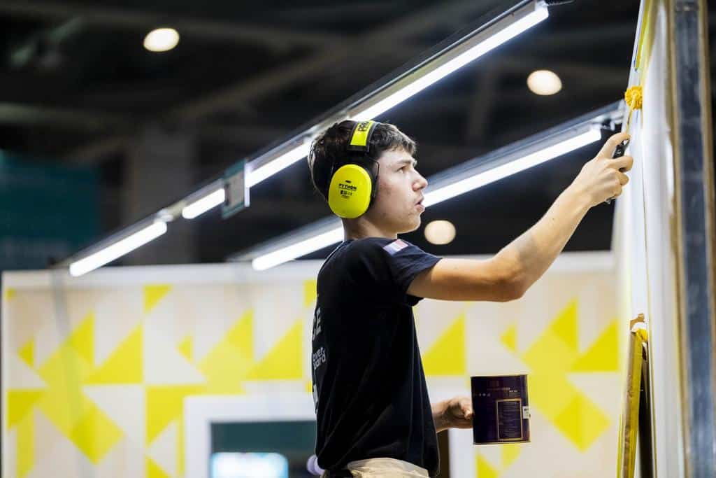 Yann MERCIER team France Peinture et décoration WorldSkills Shanghai 2026