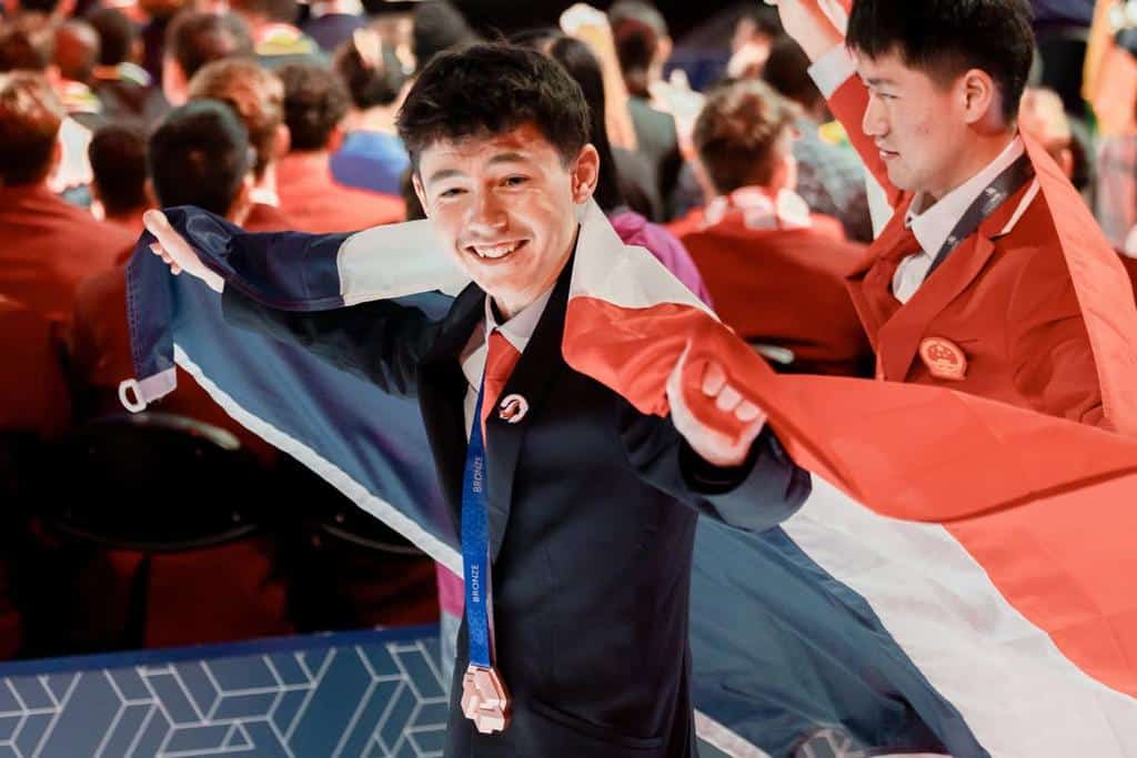 Yann MERCIER, Peinture et décoration, médaillé de bronze WorldSkills Shanghai 2026